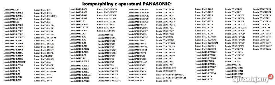 Kabel USB do aparatów Panasonic Nikon Olympus lubelskie Zamość