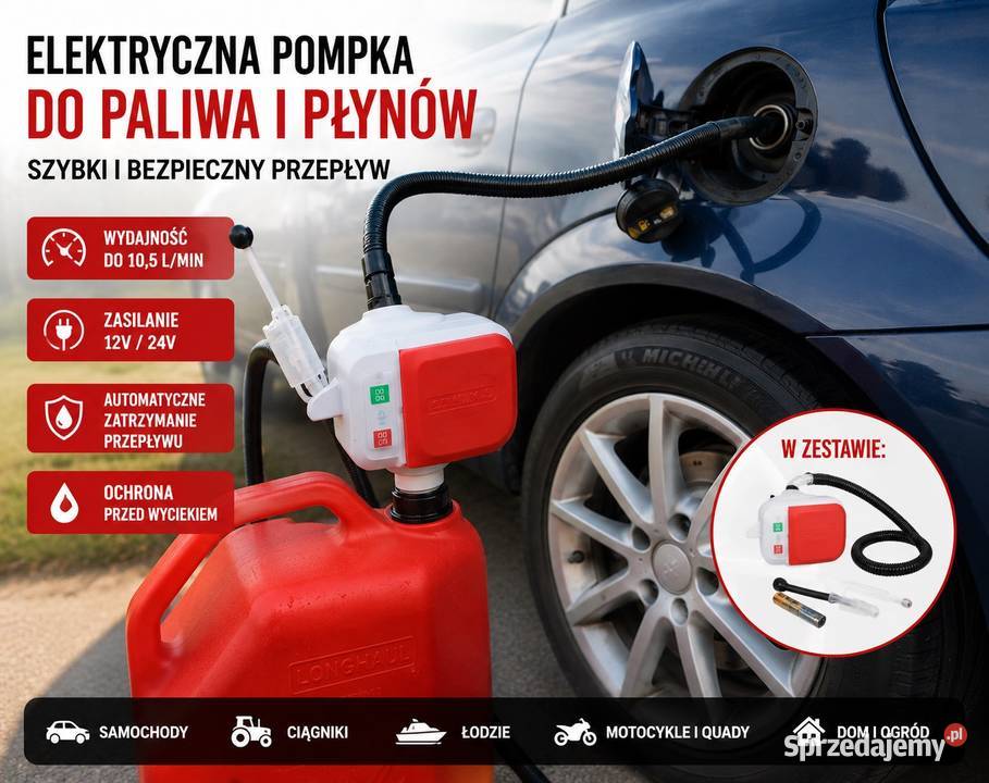 Elektryczna pompka do paliwa oleju i innych Ubieszyn sprzedam