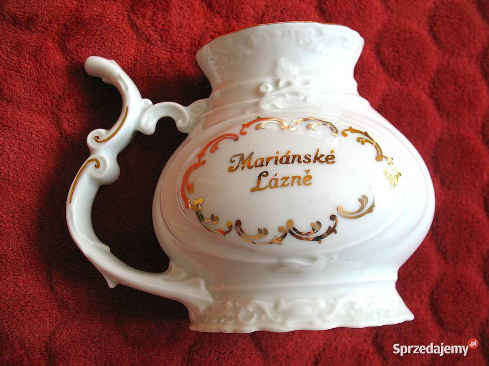 Kubek do picia wód mineralnych Porcelana Czechy Siedlce