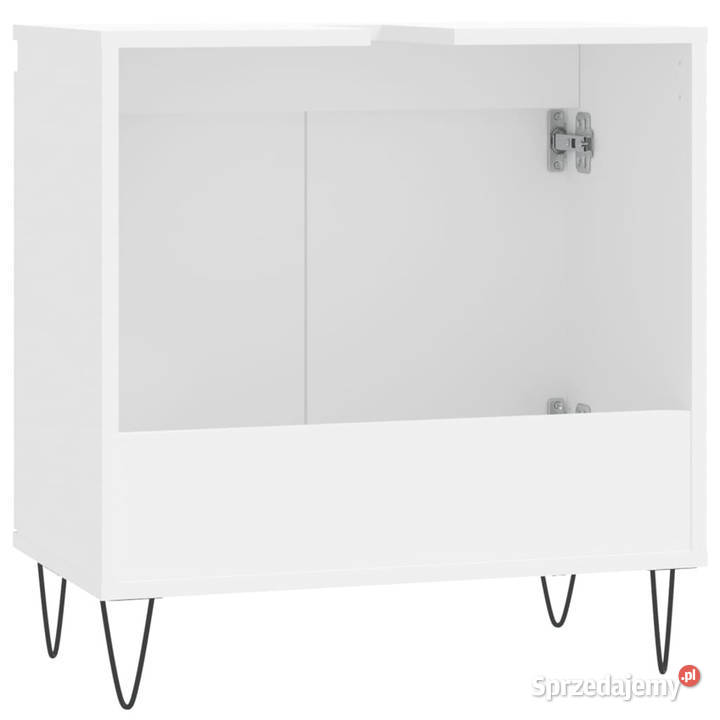 Szafka łazienkowa biała 58x33x60 materiał Warszawa