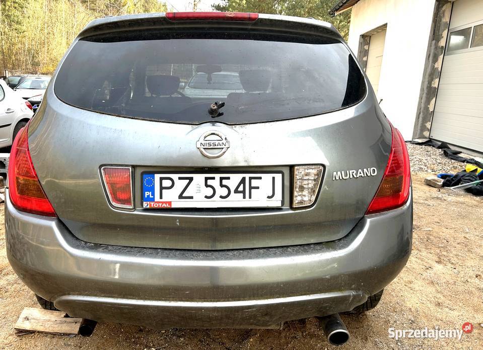 Nissan Murano Z50 Samochód Terenowy SUV 4x4 Zarejestrowany w Polsce podlaskie Białystok