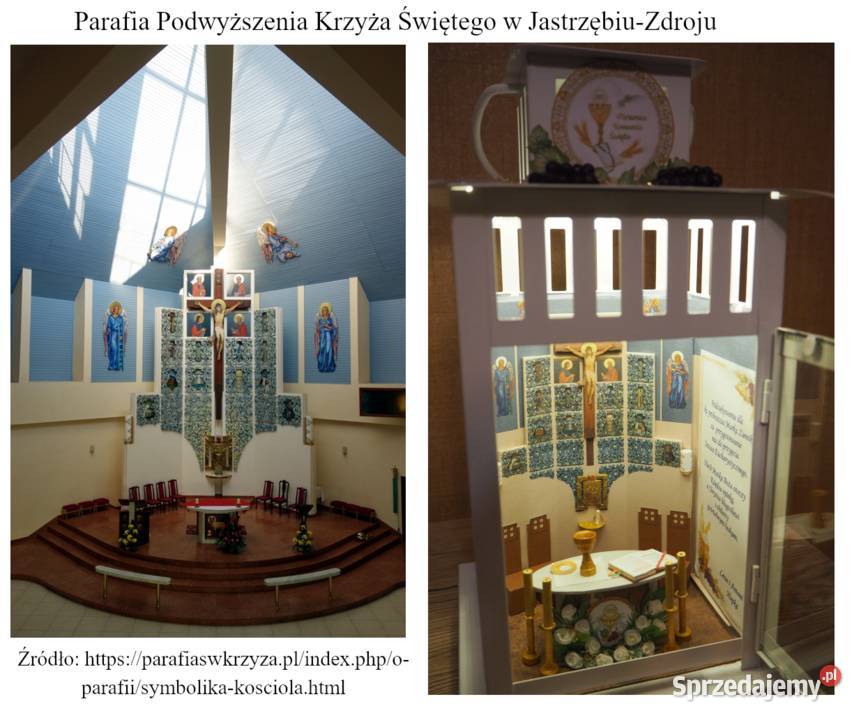 Lampion z wnętrzem kościoła wyjątkowy prezent Żory