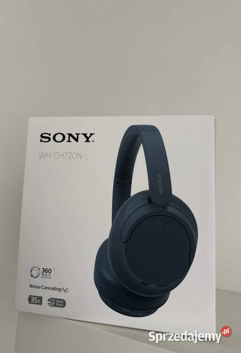 Nowe słuchawki sony WHCH720N Słuchawki i głośniki pomorskie Gdańsk
