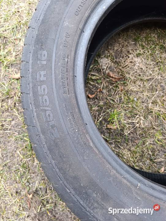 Sprzedam opony 2155516 Samochodowe Sokolniki