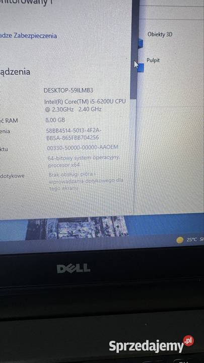 Dell Vostro 5459 i5 8gb Nvidia 2 gb 14 mat wifi Rybnik