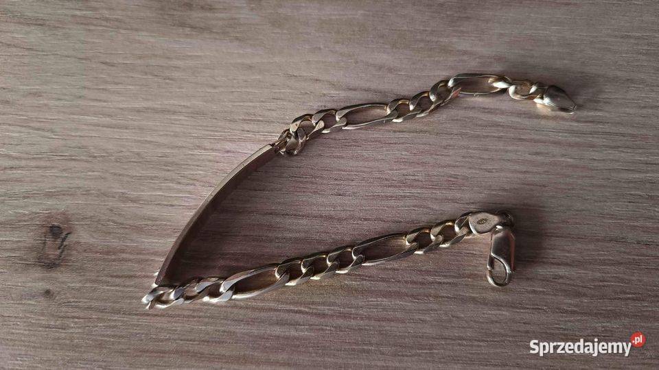 Złota Męska Bransoletka pr 585 Okazja lubuskie Szprotawa