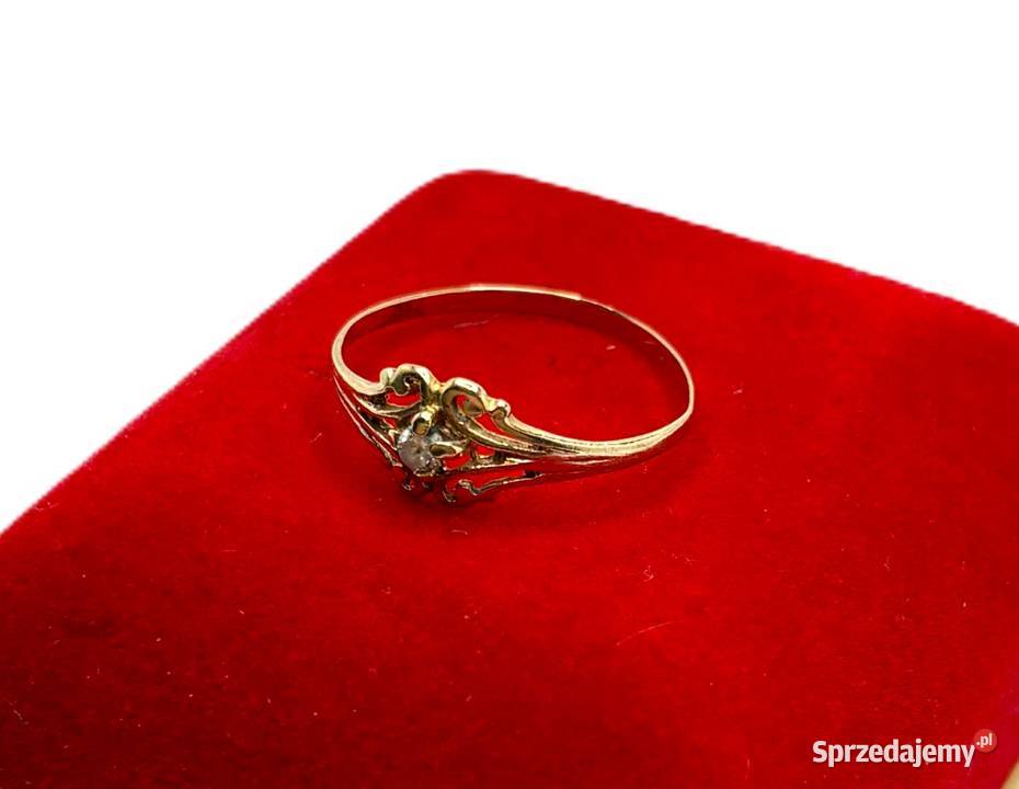Złoty Pierścionek pr 585 075g R12 Elbląg