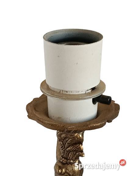 Mosiężna lampa dekoracyjna Rzeszów sprzedam