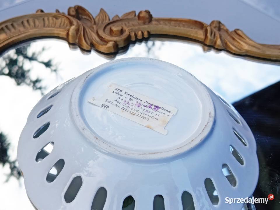 Miseczka ażurowa z metką Lichte lubuskie Klenica