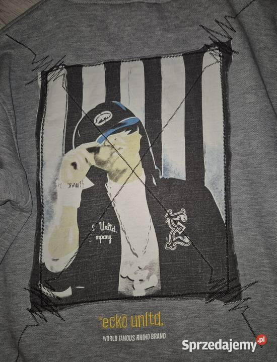 Bluza chłopiec Ecko kaptur szara 140 1012 lat łódzkie