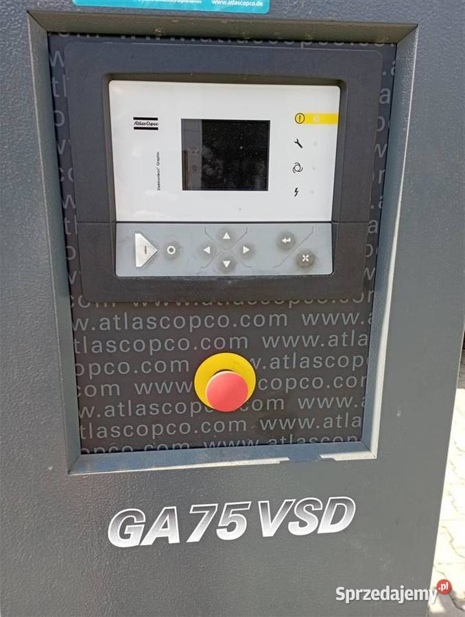 Sprężarka śrubowa ATLAS COPCO GA75VSD 75kW
