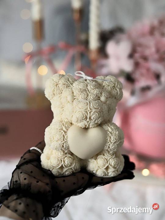 Świeca sojowa miś XXL Świece Warszawa