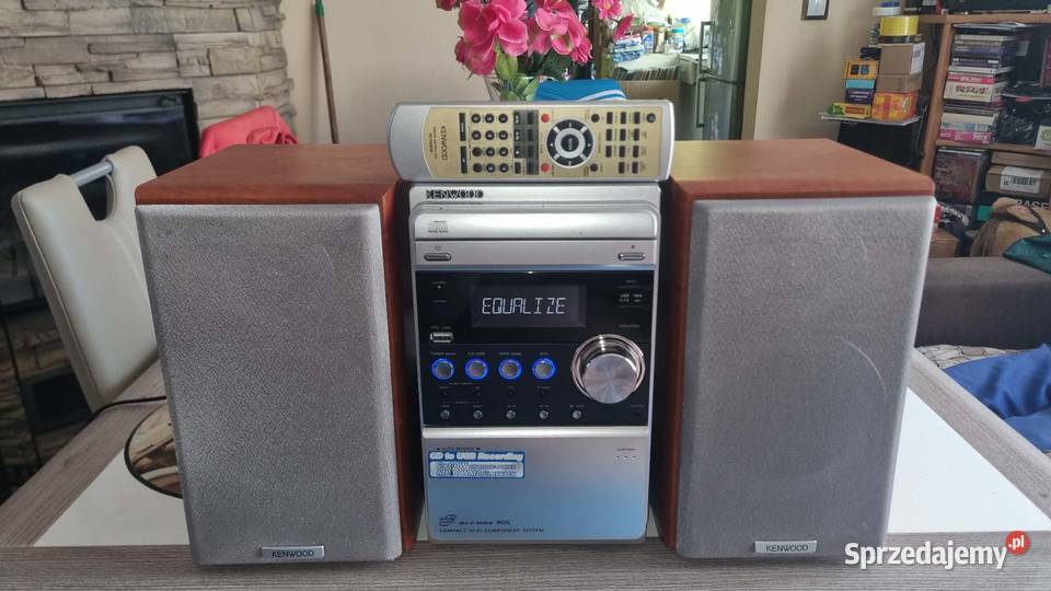 Mikrowieża HiFi Kenwood M505 USB CD MP3 Kaseta z Warta