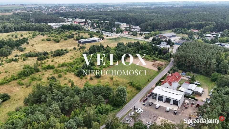 działka pod myjnię samochodową Stobno sprzedam