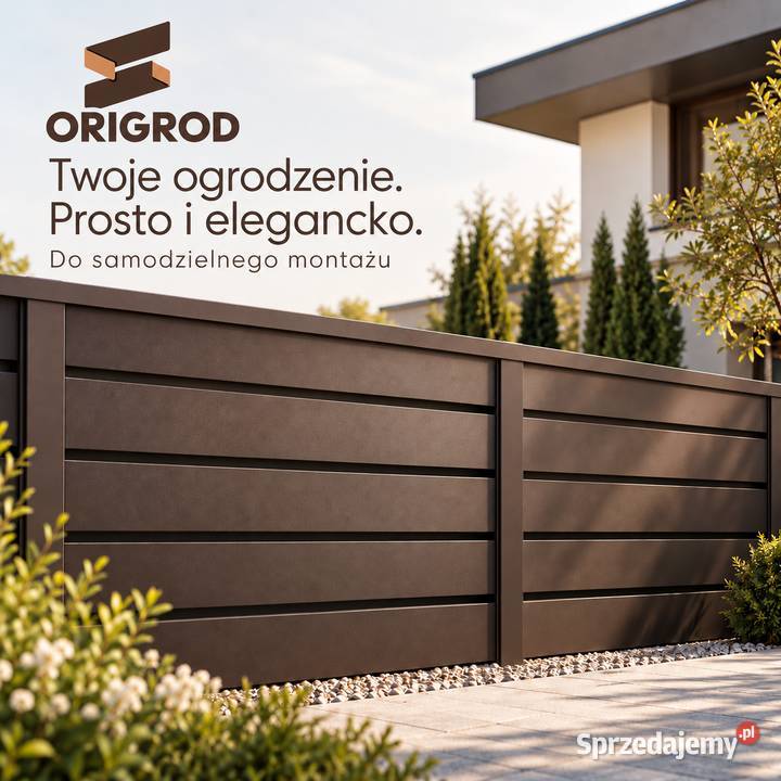 ORIGROD ogrodzenie lamelowe 2 m do samodzielnego Pozostałe Kolnik