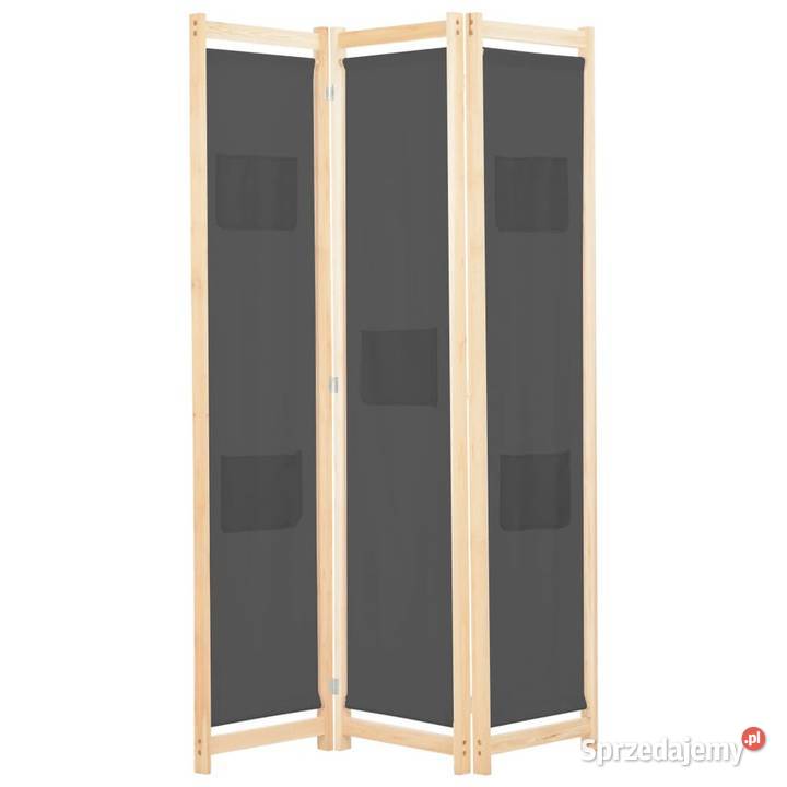 vidaXL Parawan 3panelowy szary 120x170x4 Warszawa