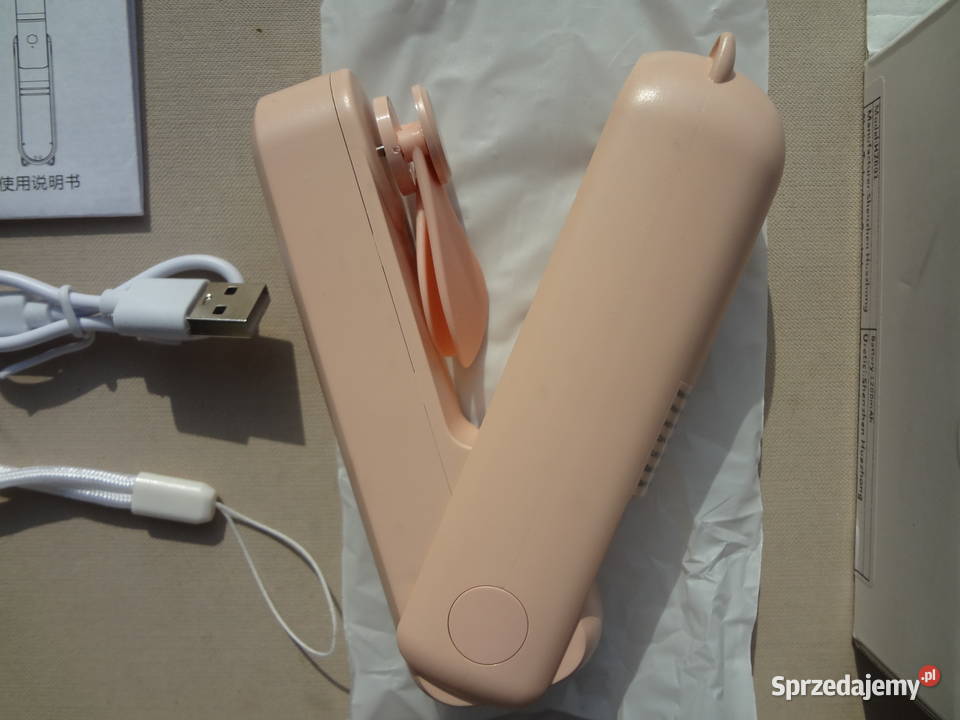 Wentylator podróżny wiatraczek ręczny USB Wrocław