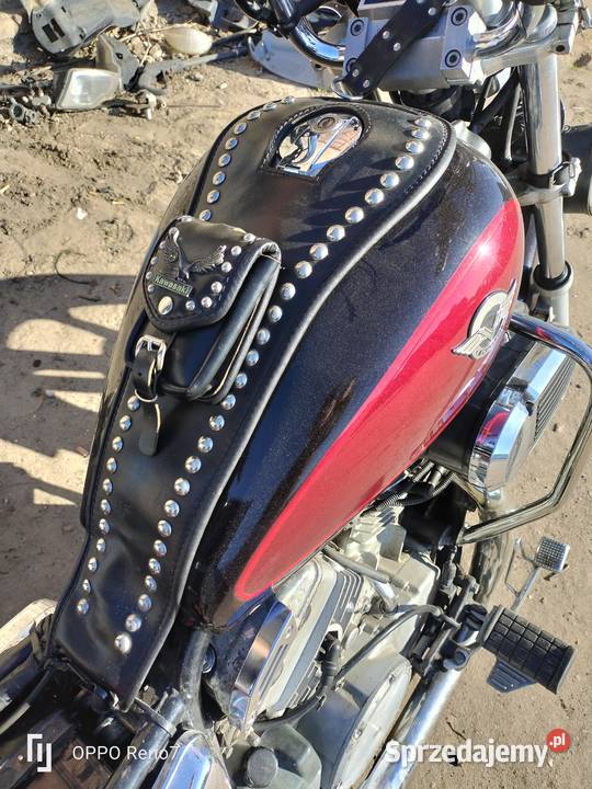 Kawasaki WN 750 skórzany pas na bak krawat Łubno sprzedam