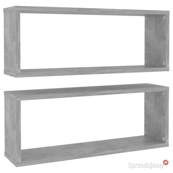 Półki ścienne kostki 2 szarość betonu 60x15x23 Warszawa