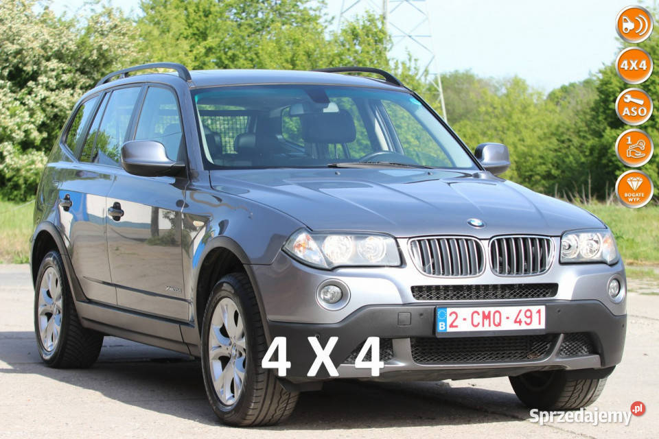 BMW X3 2010r 20 Diesel 177 4x4 napęd PÓŁSKÓRY Nysa sprzedam
