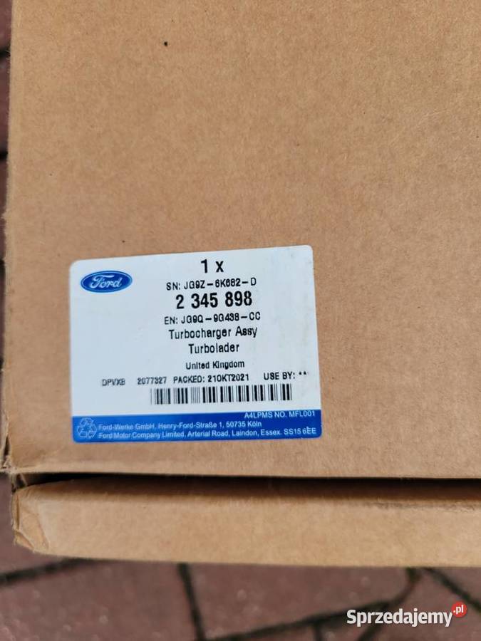 Turbosprężarka Ford EDGE Galaxy 2345898 Pozostałe