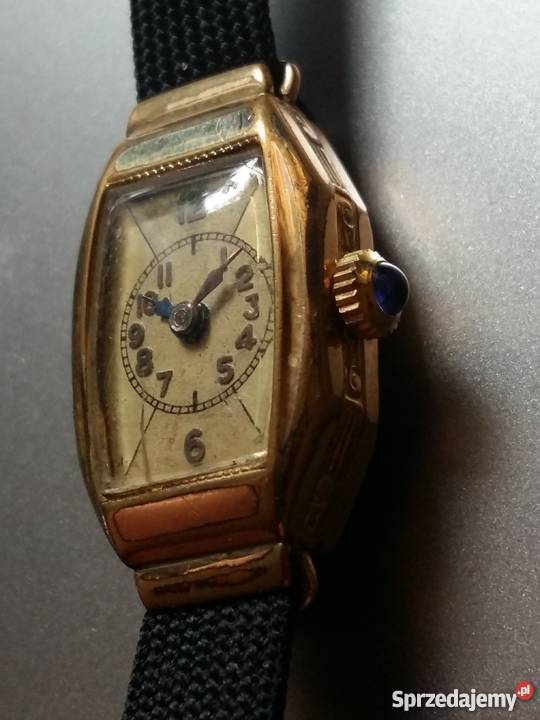 Damski zegarek pozłacany Alpina vintage 20 mik Kraków sprzedam