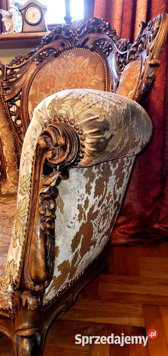 Wypoczynek Ludwik barok Przepiękny Sofa kanapa Turek sprzedam