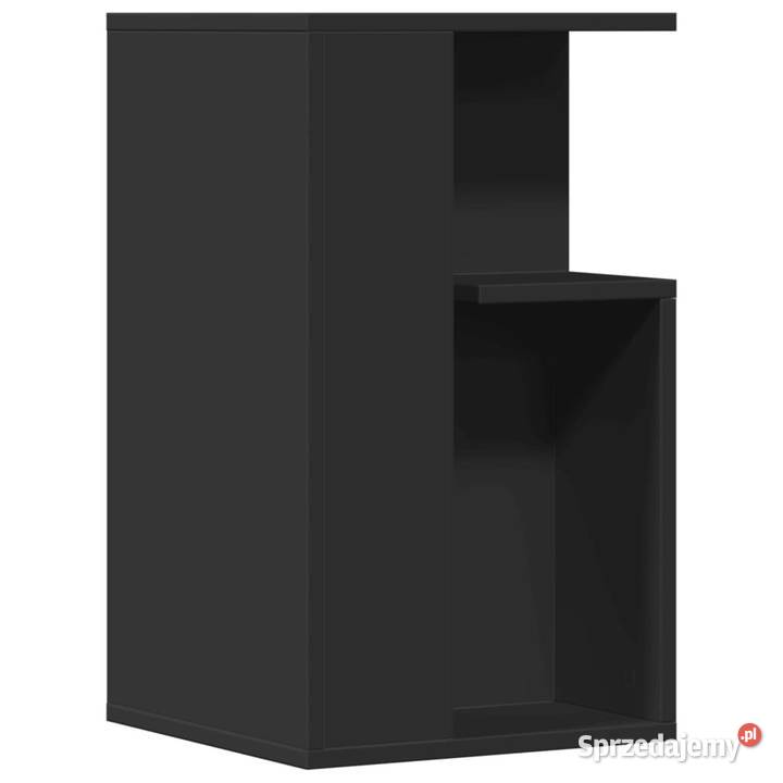 Stolik boczny czarny 35x35x60 materiał Warszawa