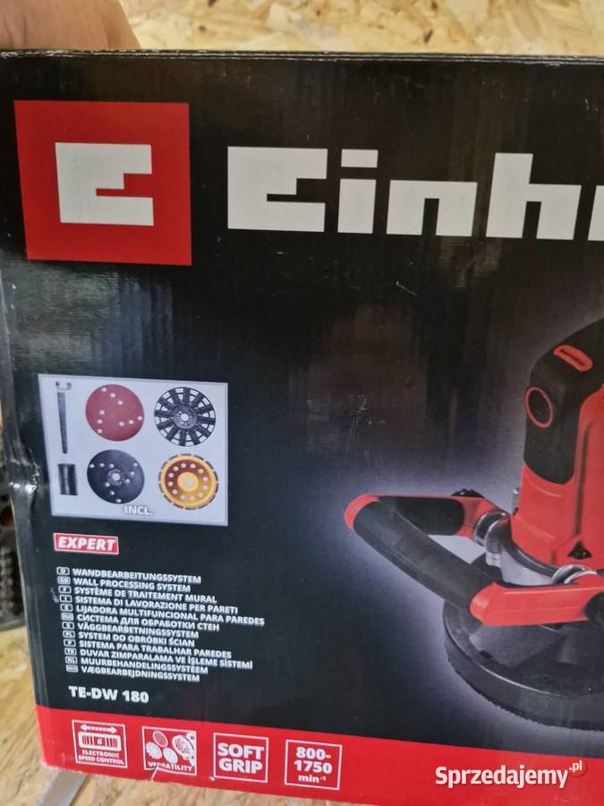 EINHELL szlifierka TEDW 180 do gipsów 1300 wat Głogowa