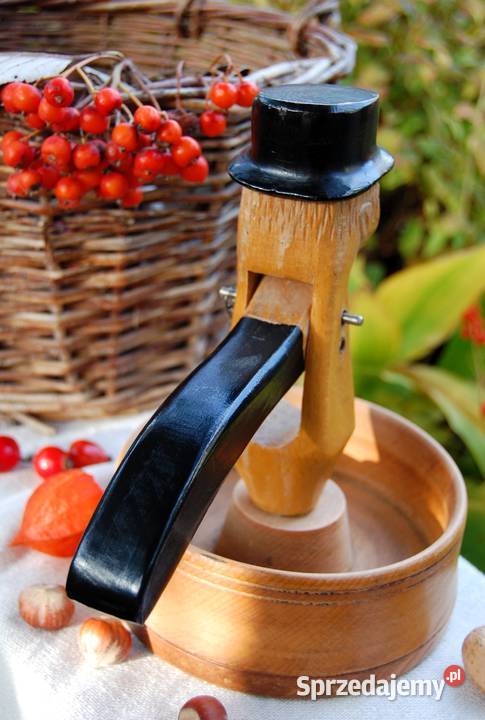 Straszny dziadunio Drewniany rzeźbiony dziadek Lublin