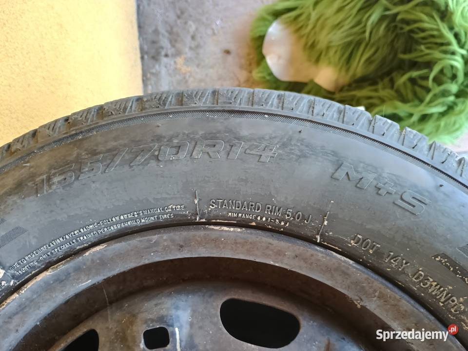 Felgi skoda Fabia Opony R14 Austonel sp901 dolnośląskie Pszenno