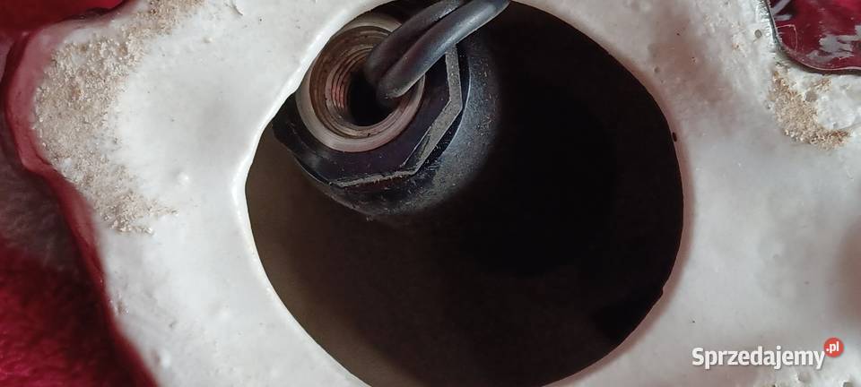 ceramiczny Pudel był lampką vintage 20 wysokinie sprzedam