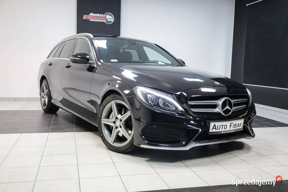 Mercedes C 220 220dAMG9GTronic4MaticSalon czarny Konstantynów Łódzki