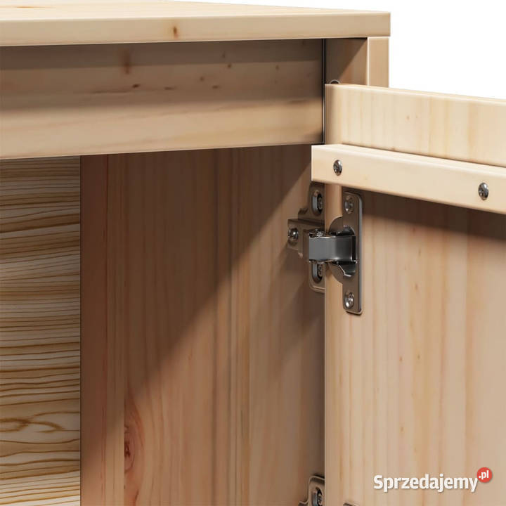 Szafka 74x35x117 lite drewno sosnowe WM814364 Warszawa sprzedam