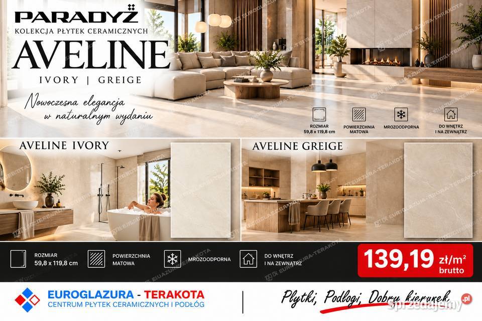 gres 598598 5981198 aveline szklsatmatowy lubuskie Gorzów Wielkopolski sprzedam
