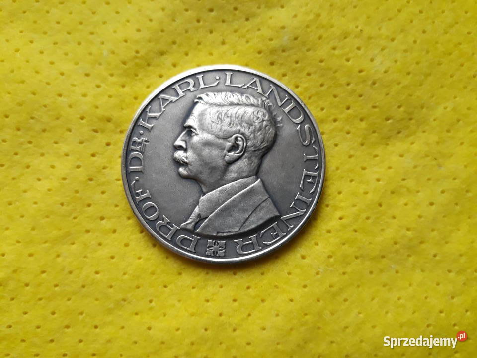 Medal ProfDrKarlLandsteiner wielkopolskie Bukownica sprzedam