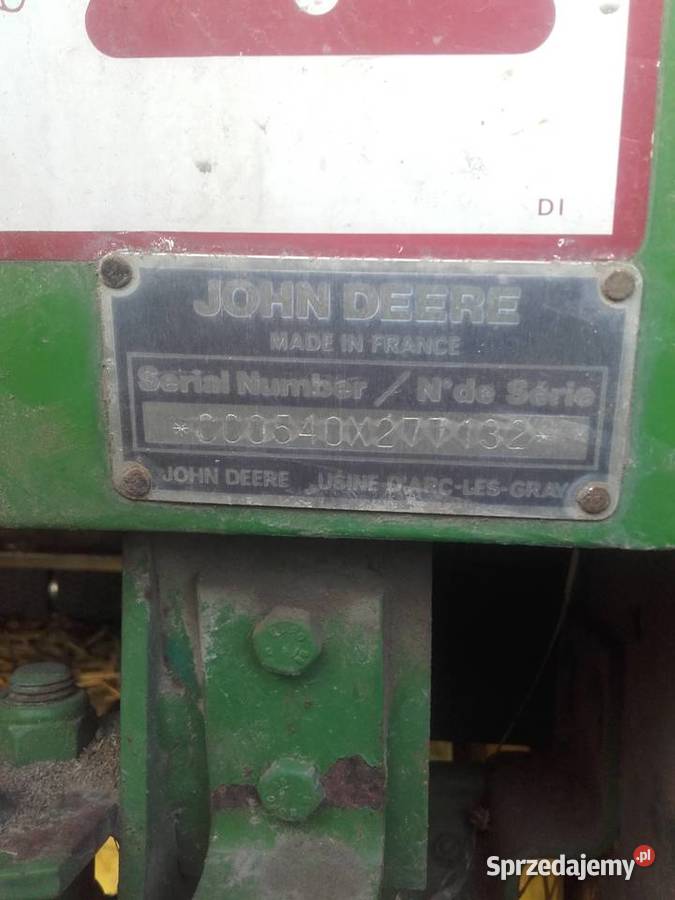 Prasa zmiennokomorowa john deere 540 John Deere Strzelce Opolskie