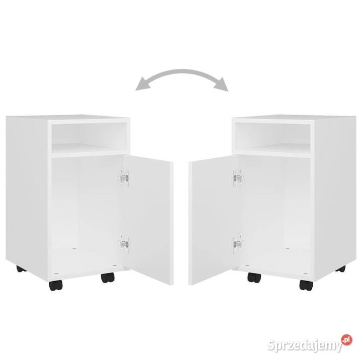 Szafka boczna kółka biała 33x38x60 materiał Warszawa sprzedam