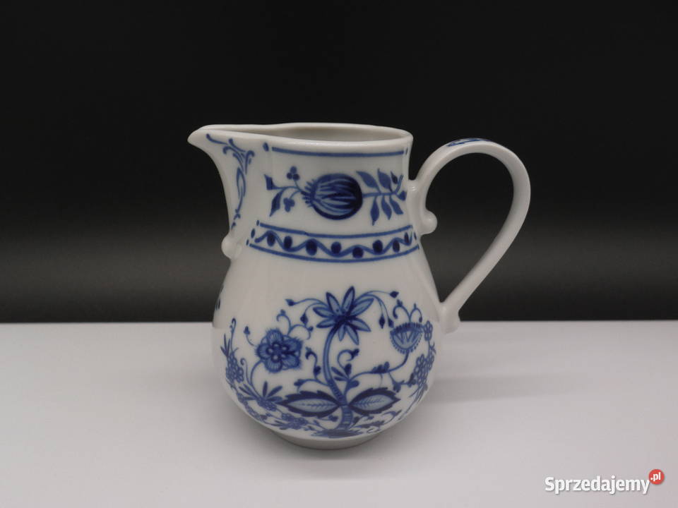 Porcelanowy mlecznik wzór cebulowy KAHLA Raszków