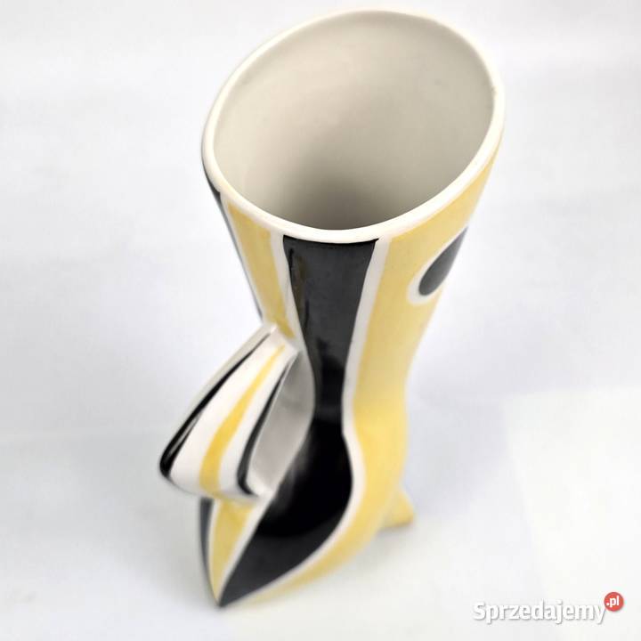 Look Wazonik kot żółto czarny JTrk Zsolnay lata Warszawa