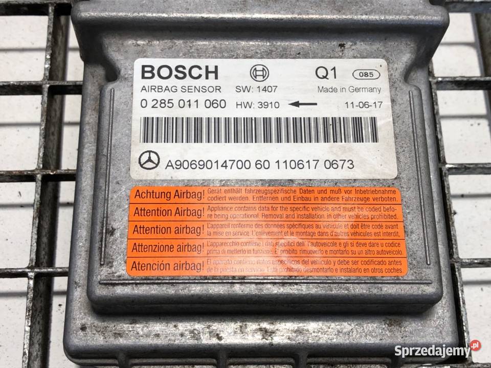 SENSOR AIRBAG MERCEDES W906 0285011060 CZUJNIK podkarpackie