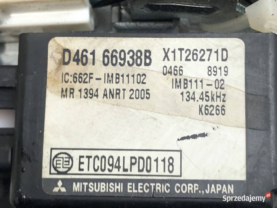 STACYJKA MAZDA CX9 37 273 KLUCZYK osobowe sprzedam