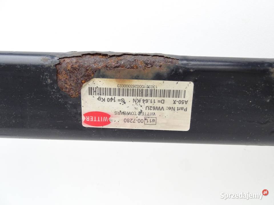 HAK HOLOWNICZY BELKA KULA WIĄZKA MODUŁ WITTER VW sprzedam