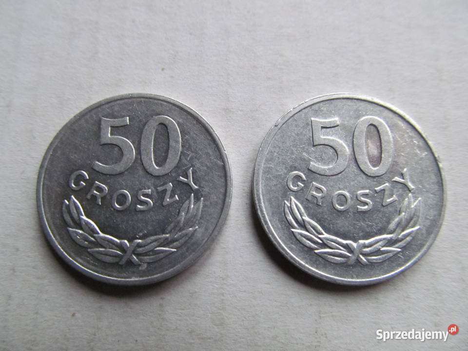 Monety PRL zestaw 5 20 i 50gr lubelskie Lublin