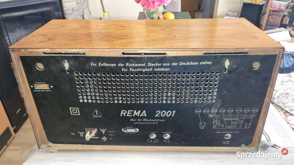 Zabytkowe radio lampowe REMA 2001 z lat 60tych Warta