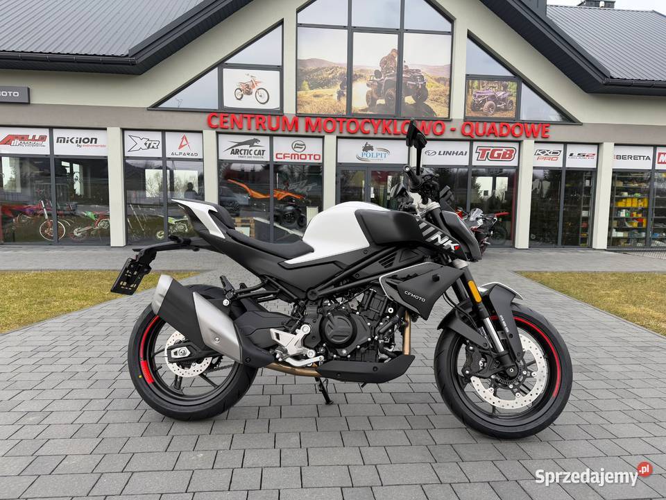 NOWOŚĆ MOTOCYKL CFMOTO NK 450 WHITE ABS BOSH EFI Motocykle, skutery, quady Kraków