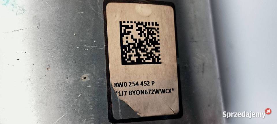 TŁUMIK AUDI A4 B9 QUATTRO 8W0254452P 8W0131703BL Lipno sprzedam