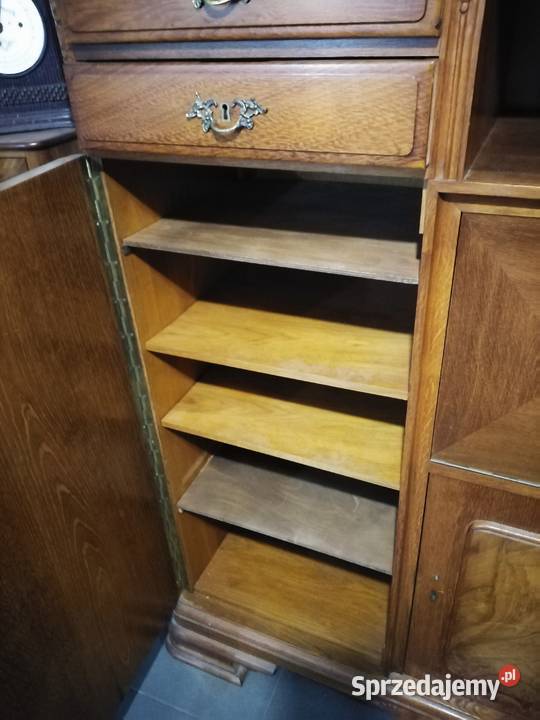 Piękny stary kredens z sekretarzykiem Gdynia