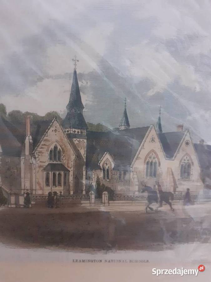 100letni wycinek z gazety malowany ręcznie małopolskie Tarnów