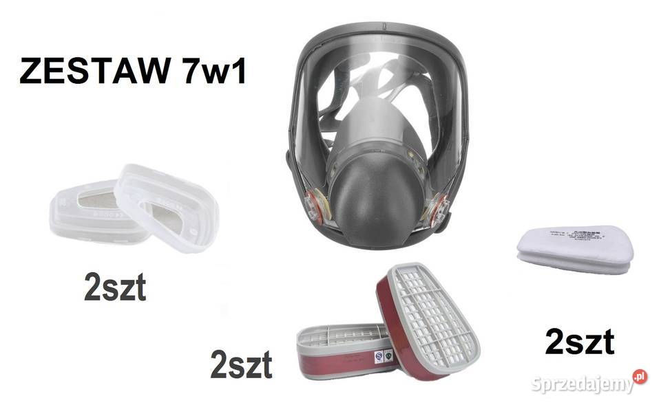 MASKA LAKIERNICZA GAZOWA 3M 6800 FILTRY sprzedam